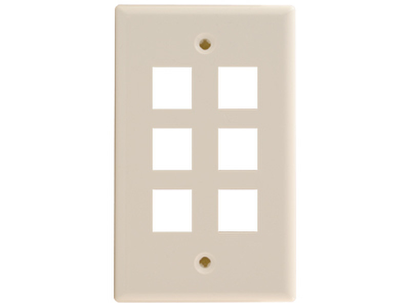 Weltron 44-796 Ivory outlet box