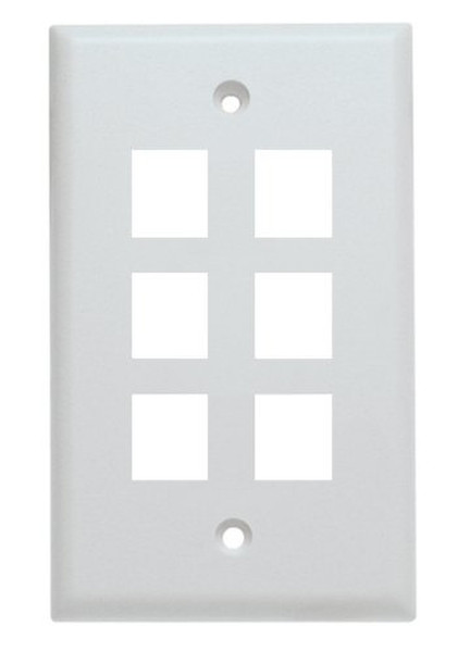 Weltron 44-796 White outlet box