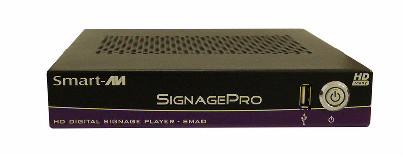 Smart-AVI SignagePro 40GB 2.0 1920 x 1080pixels Black digital media player