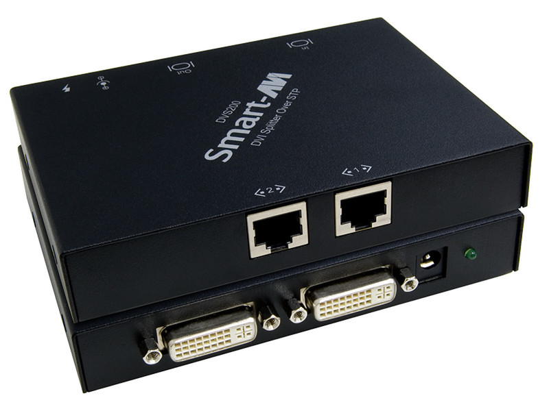 Smart-AVI DVS-200S AV transmitter & receiver Black AV extender