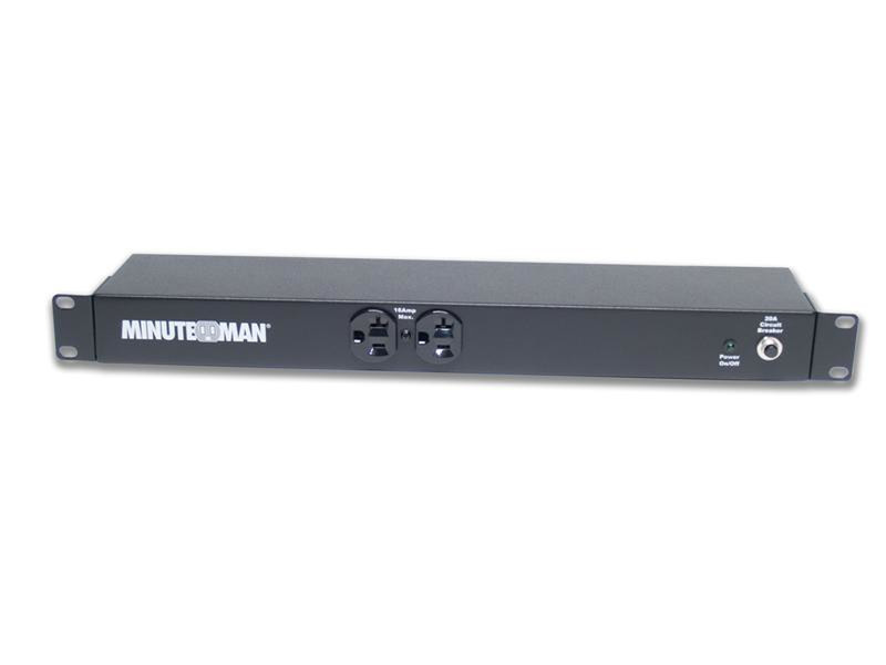 Minute Man MMPD615V12PC6 6AC outlet(s) Black power distribution unit (PDU)