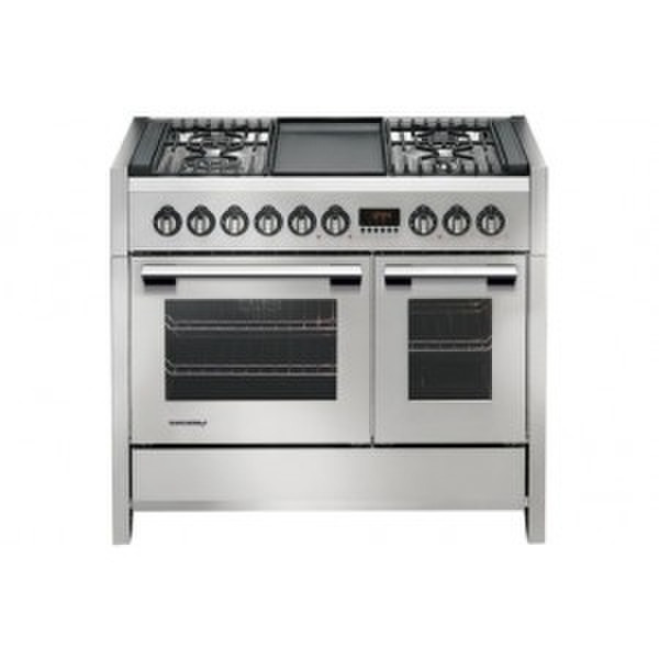 De Dietrich DCM10101X Freistehend Combi hob Edelstahl Küchenherd