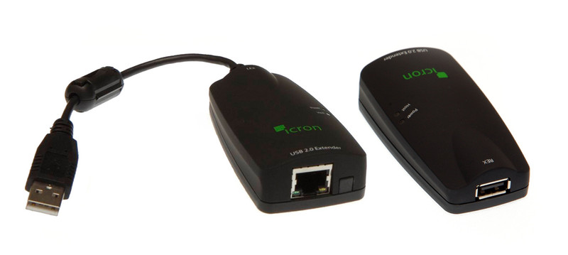 Icron USB Ranger 2101 Network transmitter & receiver Black