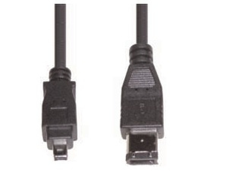 e+p CC 401 2м 4-p 6-p Черный FireWire кабель