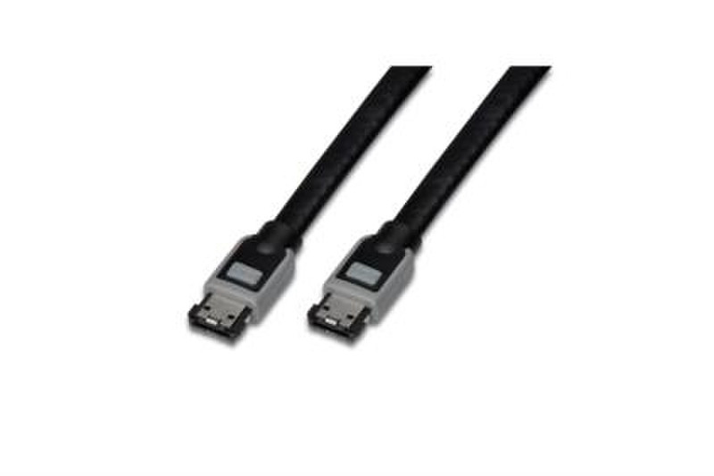 ASSMANN Electronic SATA 1.5m 1.5m eSATA eSATA Grey,Black SATA cable