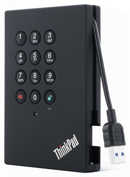 Lenovo ThinkPad USB 3.0 1TB 2.0 1000ГБ Черный