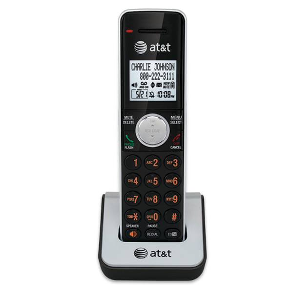 AT&T CL80100 DECT Идентификация абонента (Caller ID) Черный, Cеребряный телефон