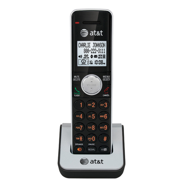 AT&T CL80111 DECT Идентификация абонента (Caller ID) Черный, Cеребряный телефон