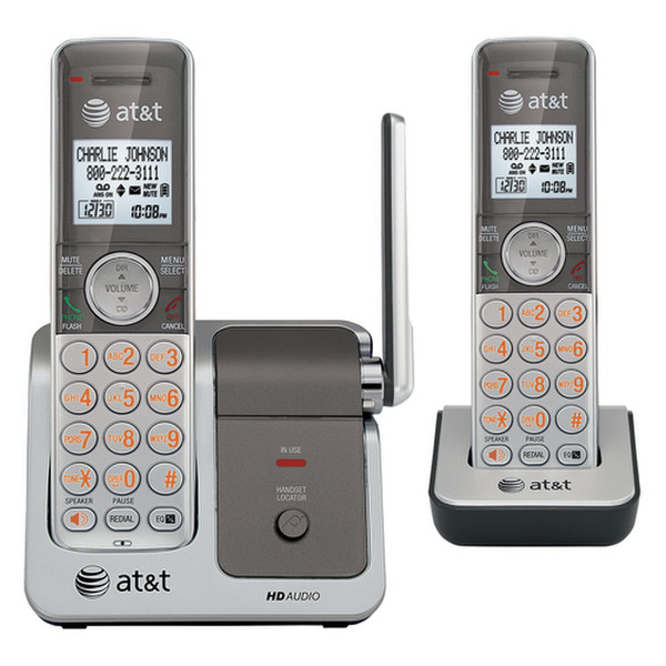 AT&T CL81201 DECT Anrufer-Identifikation Grau, Silber Telefon