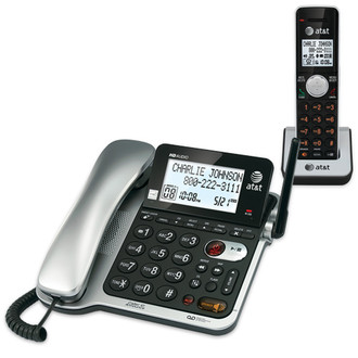 AT&T CL84102 Analog / DECT Anrufer-Identifikation Schwarz, Silber Telefon