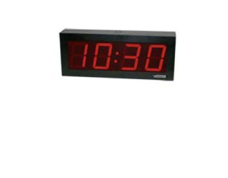 Valcom V-D11025A Digital table clock Quadratisch Schwarz Tischuhr
