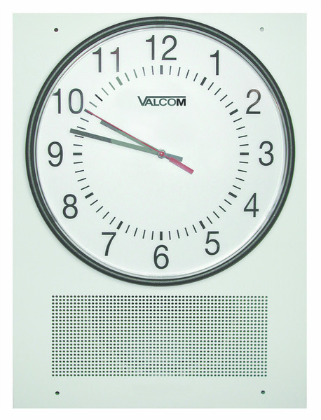 Valcom IP Speaker Clocks Digital wall clock Square White