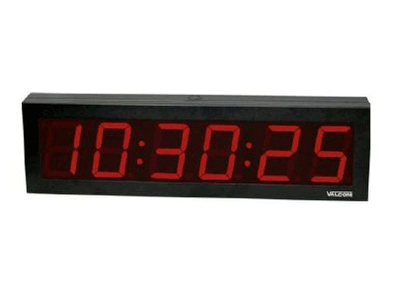 Valcom VIP-D640 Digital Clock Digital wall clock Black