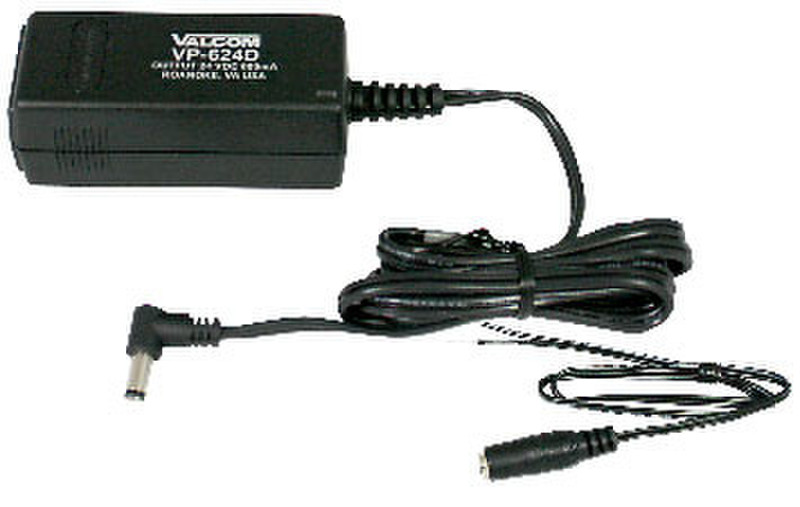 Valcom VP-624D Для помещений Черный адаптер питания / инвертор