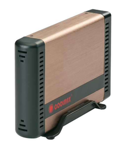 CoolMax HD-381BZ-U3 3.5" Черный, Бронзовый кейс для жестких дисков
