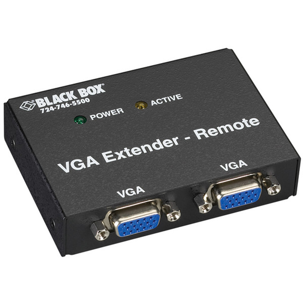 Black Box AC555A-REM-R2 AV receiver Black AV extender