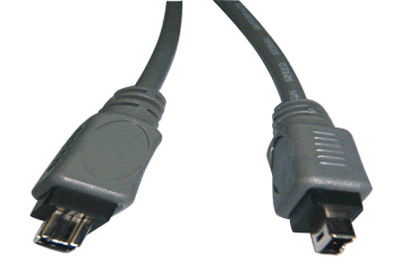 Armored Shield Technologies 4-pin / 4-pin 10ft 3m 4-p 4-p Black firewire cable