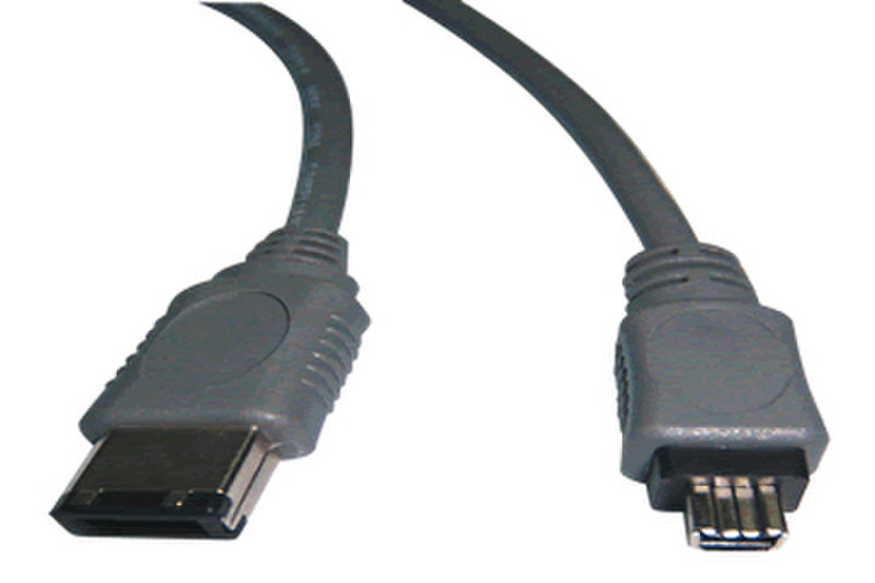 Armored Shield Technologies 4-pin / 6-pin 10ft 3m 4-p 6-p Black firewire cable