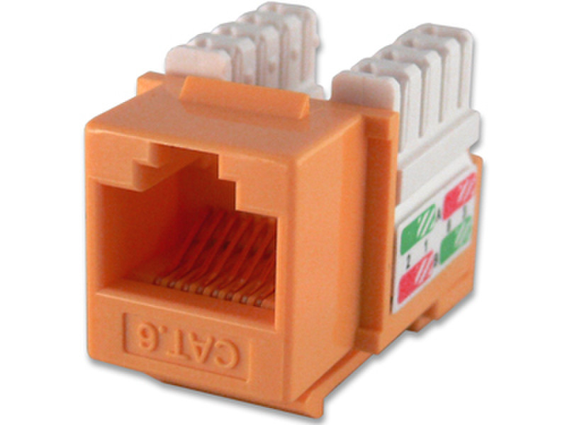 Armored Shield Technologies Cat6e, 90 Degree RJ-45 Orange