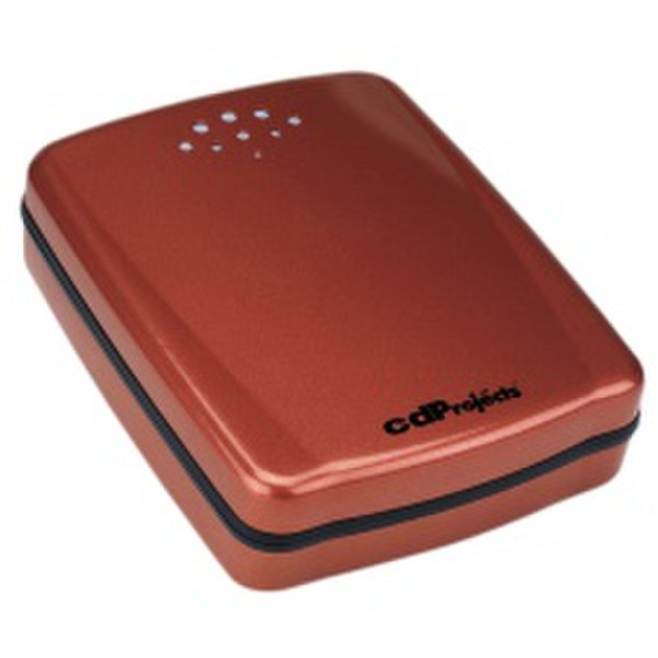 Targus CD Case steel red 24CD