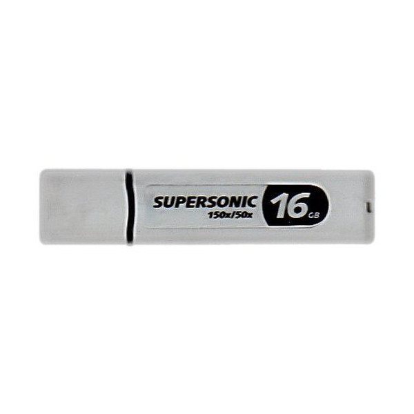 Extrememory USB Drive SUPERSONIC 16GB 16GB USB 2.0 Typ A Weiß USB-Stick