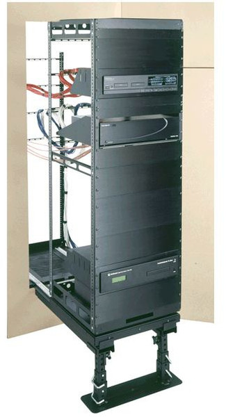 Accu-Tech AX-SXR, 31" x 20", 26U Wall mounted Black rack