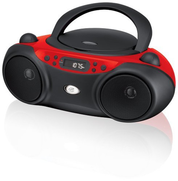GPX BC232R Portable CD player Black,Red