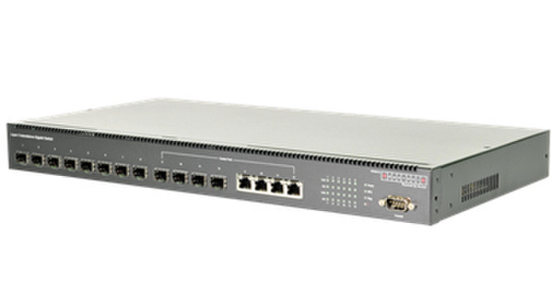 Amer Networks ES4612 Управляемый L3 Серый сетевой коммутатор