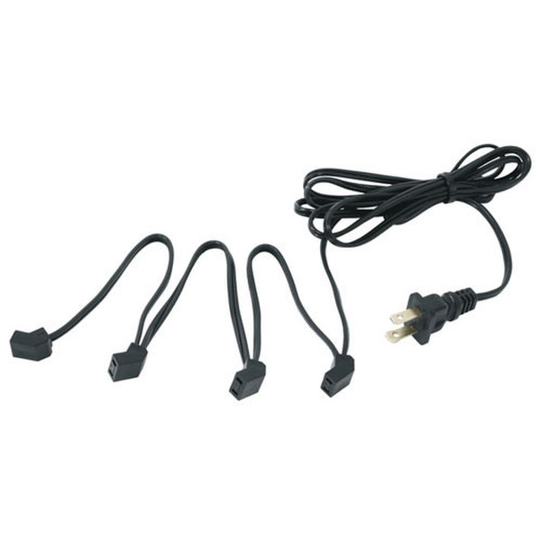 Accu-Tech FANCORD-4X1 1.8м Черный кабель питания