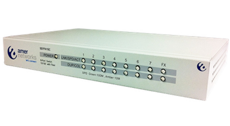 Amer Networks SD7FX1SC ungemanaged Fast Ethernet (10/100) Weiß Netzwerk-Switch