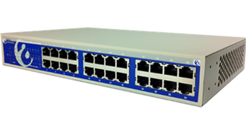 Amer Networks SGRD24 ungemanaged Gigabit Ethernet (10/100/1000) Weiß Netzwerk-Switch
