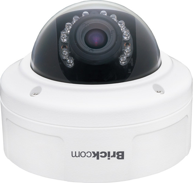 Brickcom VD-130Ae IP security camera Outdoor Dome Black,Transparent,White