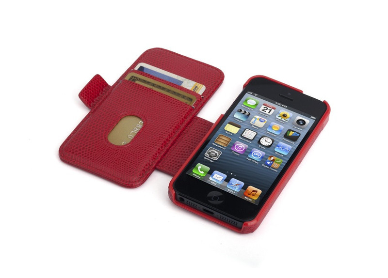Kensington Portafolio Duo™ Wallet for iPhone® 5/5s - Red Snake