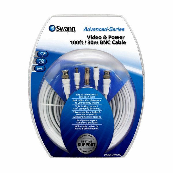 Swann SWADS-30MBNC coaxial cable