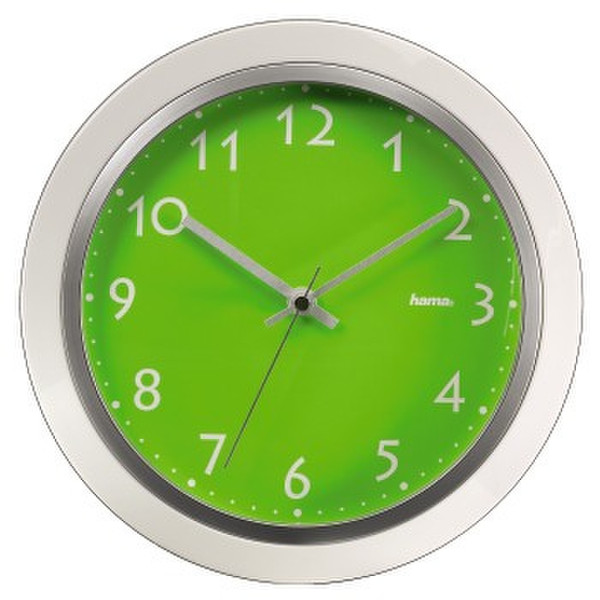 Hama PP-265 Quartz wall clock Круг Зеленый, Белый