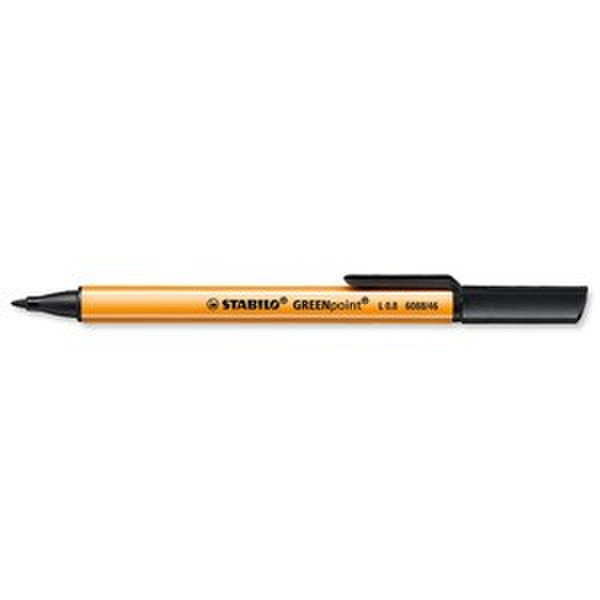 Stabilo GREENpoint Черный 12шт капиллярная ручка
