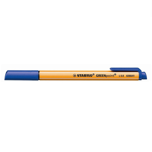 Stabilo GREENpoint Синий 12шт капиллярная ручка
