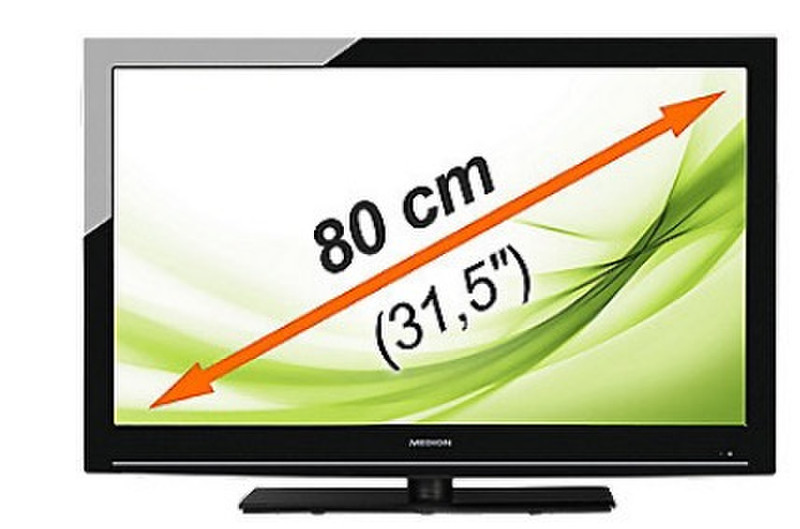 Medion MD30348 31.5Zoll Full HD Schwarz LCD-Fernseher
