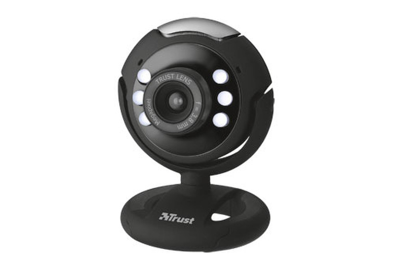 Trust 31029 0.3MP 640 x 480pixels USB 2.0 Black,Silver webcam