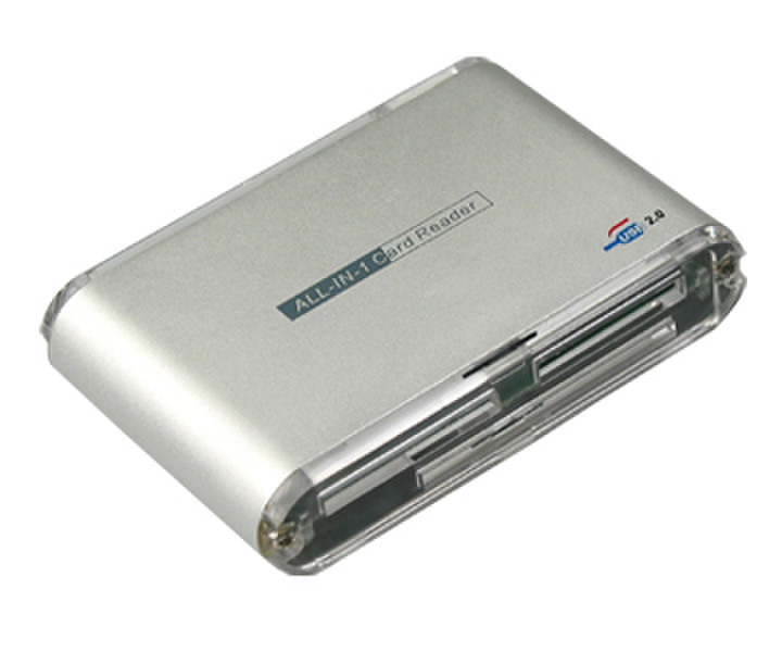 APM 571201 USB 2.0 Cеребряный устройство для чтения карт флэш-памяти