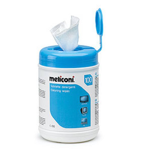 Meliconi C100 - Salviette per la pulizia degli schermi LCD LCD/TFT/Plasma Equipment cleansing wet cloths