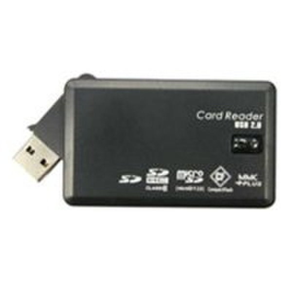 Xqisit 650000X USB 2.0 Black card reader