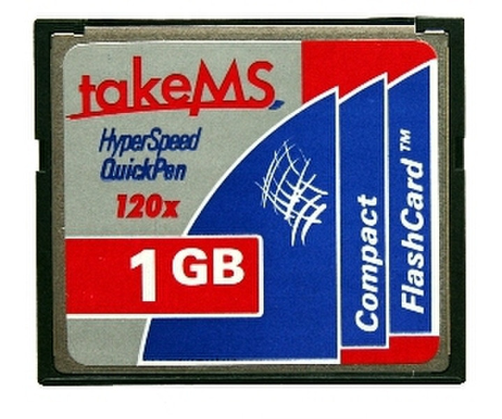 takeMS CompactFlash Quickpen 1GB 1GB CompactFlash memory card