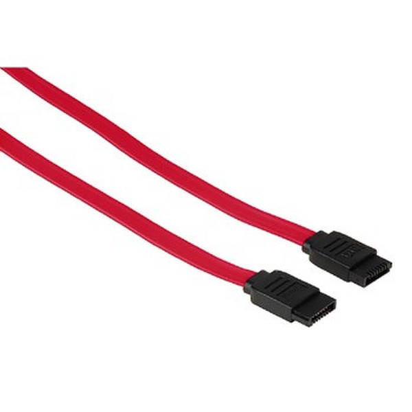 Hama 0.6m SATA 150/300 F/F 0.6м SATA II SATA II Красный кабель SATA