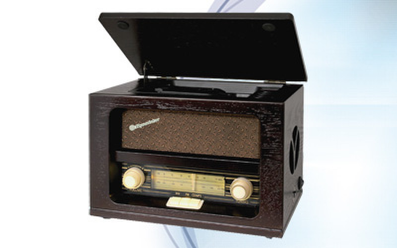 Roadstar HRA-1520MP Analog 4W Holz CD-Radio