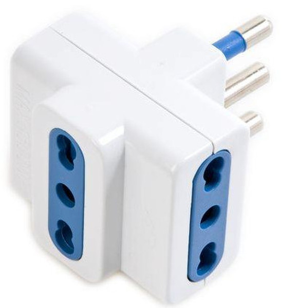 Kraun K1.P1 Type L (IT) Type L (IT) White power plug adapter