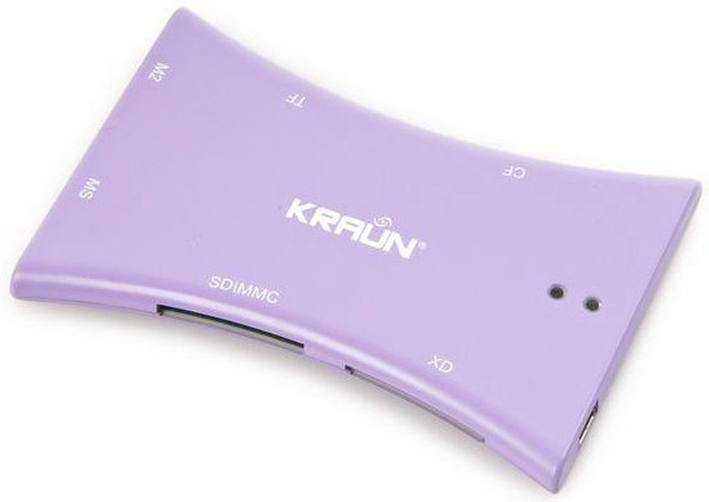 Kraun KC.R6 USB 2.0 Пурпурный устройство для чтения карт флэш-памяти
