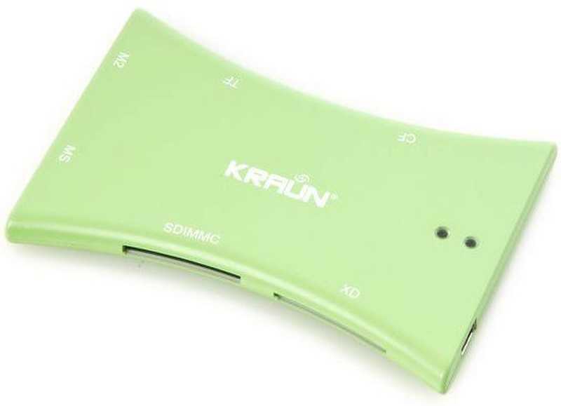 Kraun KC.R8 USB 2.0 Зеленый устройство для чтения карт флэш-памяти
