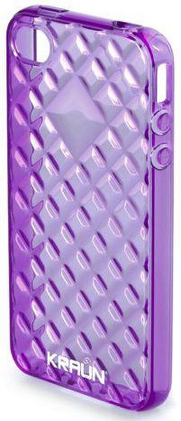Kraun Jelly Case for iPhone 4/4S Cover Violet