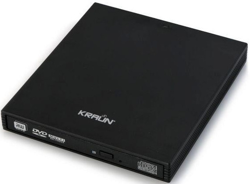 Kraun KR.6L DVD+R DL Black optical disc drive